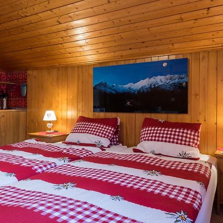 Ferienwohnung Haus Alpenblick Saas-Grund Exterior foto