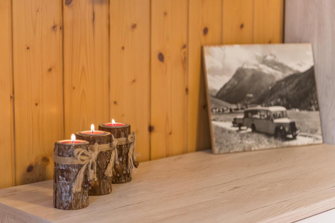 Ferienwohnung Haus Alpenblick Saas-Grund Exterior foto
